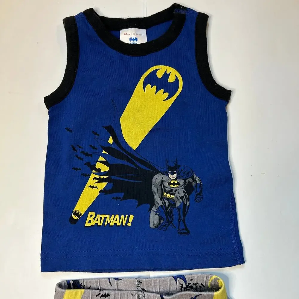 Hanna Andersson x Batman Organic Cotton Pajama Set Size 80 (18-24 mos)